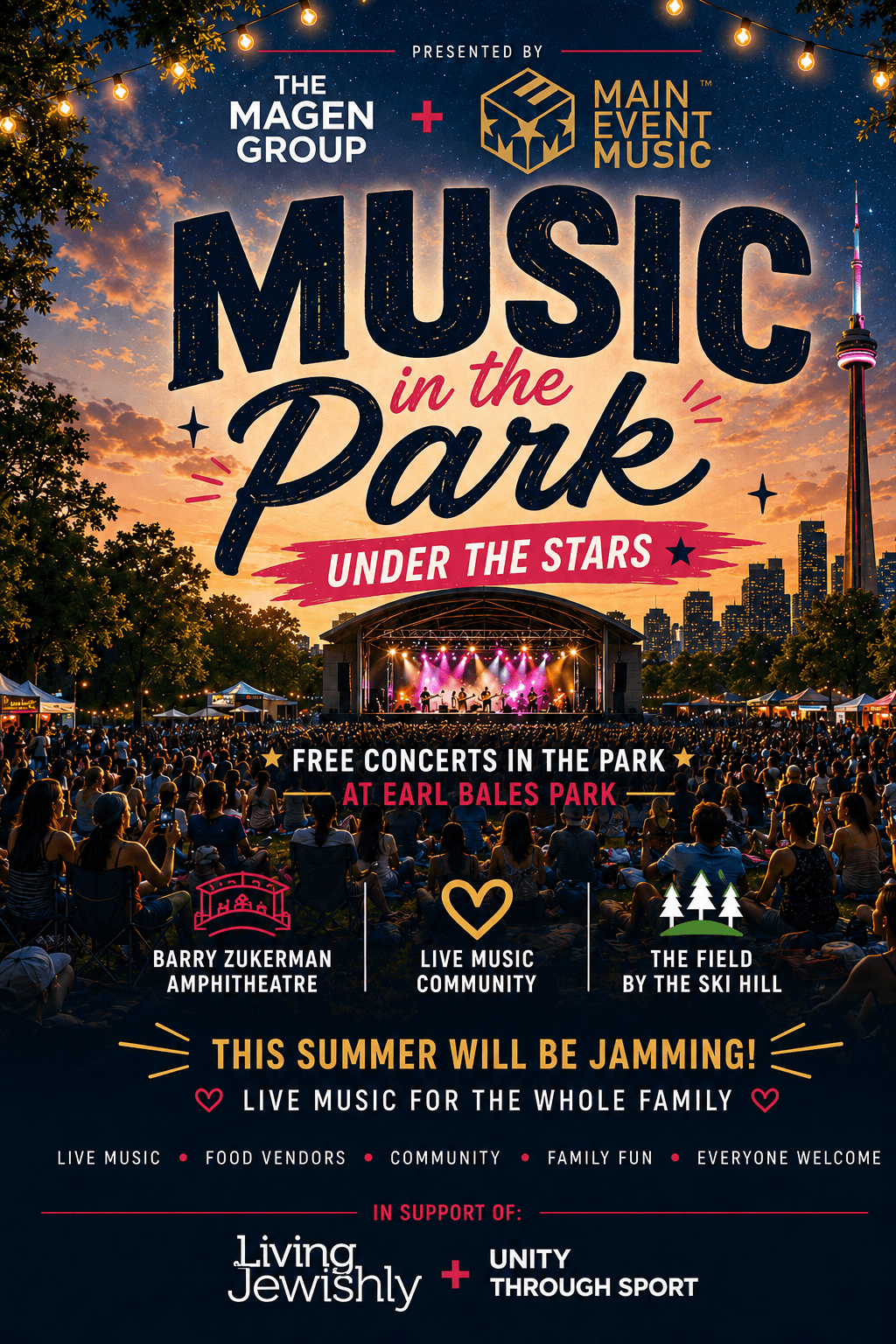 Music In The Park — free summer concert series under the stars at Earl Bales Park